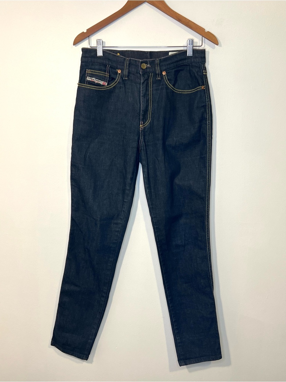 Vintage Diesel Zlim Mens Navy Blue Jeans - Size W30 L30